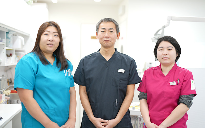 チーム全員が責任を持って患者様と向き合う